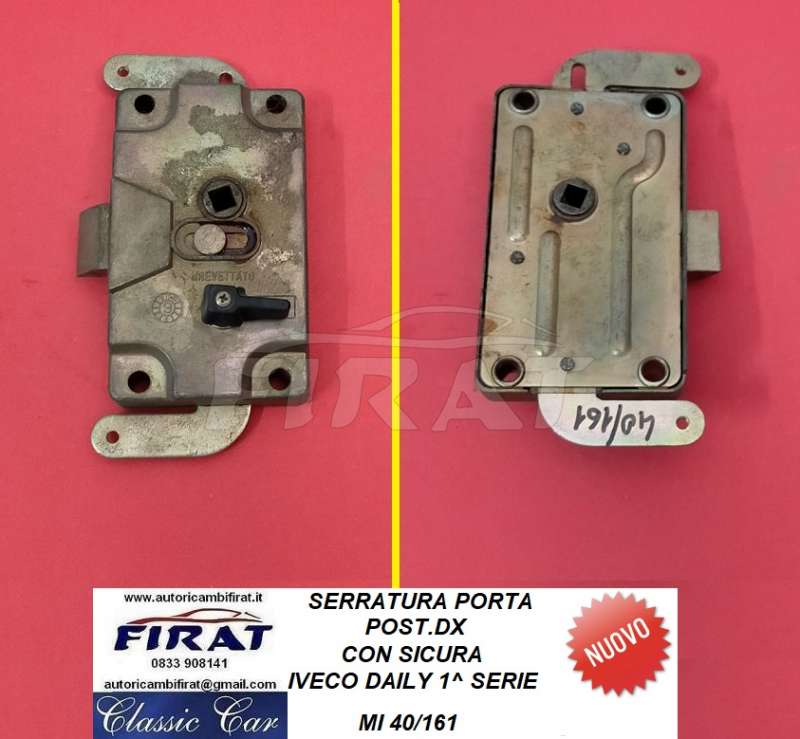 SERRATURA PORTA IVECO DAILY POST.DX CON SICURA (40/161)